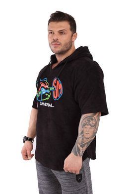 Big Sam, Футболка для бодібілдингу з капюшоном (BS3267) чорна ( M )