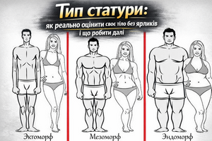 Тип статури: як реально оцінити своє тіло без ярликів і що робити далі