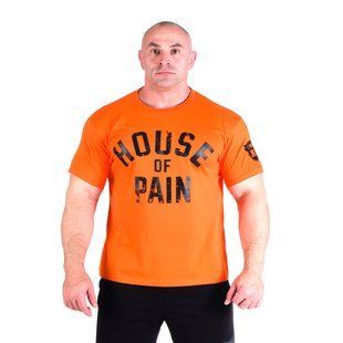 HOP (USA), Футболка Self Made-Iron Willed (MD7487-3), Оранжевая ( L\XL )