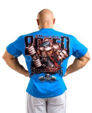 Silberrucken, Футболка MR24 Roughneck Monster Breed блакитна