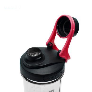 Casno, Спортивный шейкер с контейнером KXN-1199 Gray/Red, 600 мл, Серо-красный, 600 мл