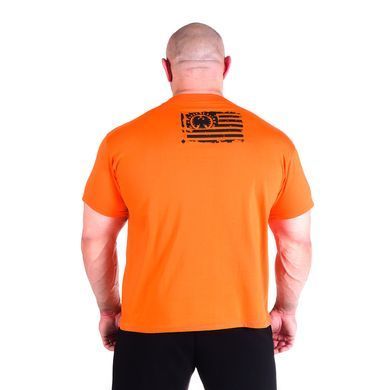 HOP (USA), Футболка Self Made-Iron Willed (MD7487-3), Оранжевая ( L\XL )