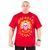 HOP (USA), Футболка Iron Willed Long Oversized T-shirt, Красная ( L\XL )