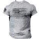 Hard Power(USA), Футболка бесшовна Flag-Logo(Oversized MD7491-9), Gray ( M )