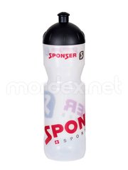 Sponser, Спортивная бутылка Sport Bottle Transparent Black Cup, 750 мл