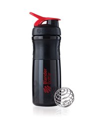 Blender Bottle, Спортивный шейкер-бутылка SportMixer Black/Red, 820 мл