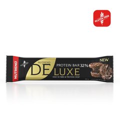 Nutrend, Спортивный батончик Deluxe Protein Bar Chocolate Brownies, 60 грамм, Шоколадный брауни, 60 грамм