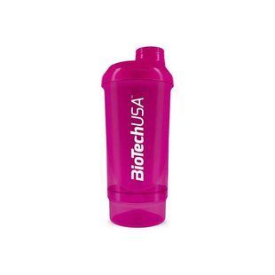 Biotech USA, Шейкер Wave+ Compact Shaker 500ml(+150ml) Magic Magenta