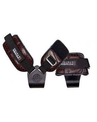 Power System, Крюки для тяги на запястья Hooks V2 PS-3360 Black-Red ( L )