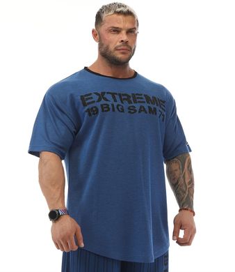 Big Sam, Футболка-Размахайка (Rag Top Gym T-shirt BGSM 3330-BLUE) Синий ( XXL )