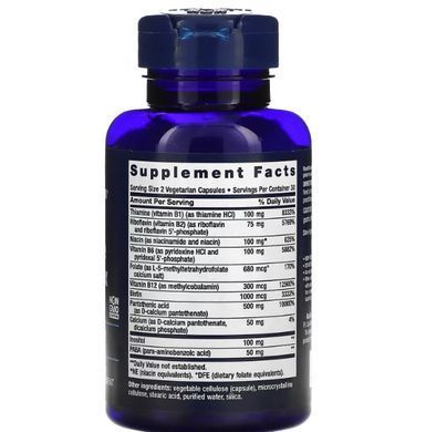 Life Extension BioActive Complete B-Complex &mdash; 60 вегетарианских капсул