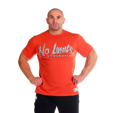 No Limits, ФутболкаAthlete T-shirt Mens MD7068-1, Кораловий L