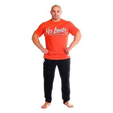 No Limits, Футболка Athlete T-shirt Mens MD7068-1, Коралловый L