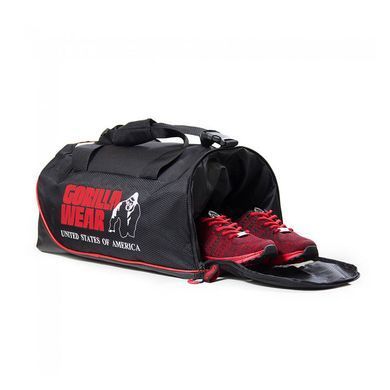 Gorilla Wear Jerome Gym Bag &mdash; Black/Red (чёрно-красная)