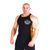 NPC Wear (USA), Майка Interlock Ribbed Tank Top(MD7609-2), Черно-Оранжевая ( M )