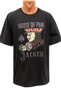 HOP Мужская футболка Jacked, черная (L)