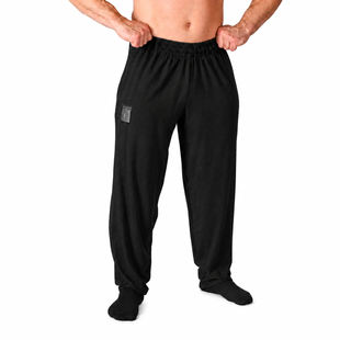 Мужские спортивные штаны-бананы зауженные без манжет Mordex Steel Mist Tapered Joggers черные, L