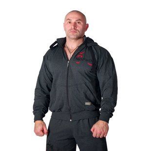 Mordex, Кофта с капюшоном на замке (Black Panther Tattoo Old School) Dark Gray ( M )