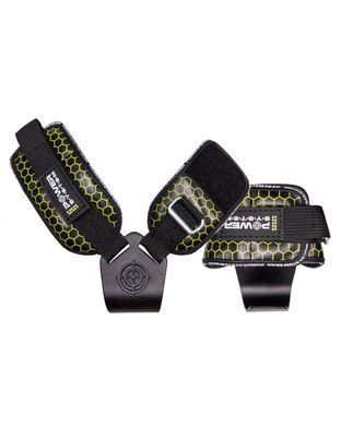 Power System, Крюки для тяги на запястья Hooks V2 PS-3360 Black-Yellow