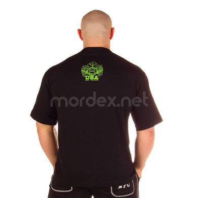 NPC, Футболка для бодибилдинга NPC USA Cotton T-Shirt, черная (XXL)