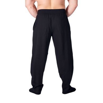 Mordex Blackout Tapered &mdash; чорні звужені спортивні штани-банани для тренувань (L)