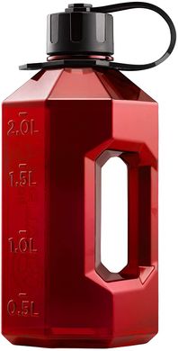 Alpha Designs, Бутылка для воды XXL Water Jug Red/Black, 2400 мл, Красный/черный, 2400 мл