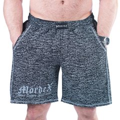 Mordex, Шорты спортивные с накладными карманами ( Для тренировок ) Черные-Серые ( M )