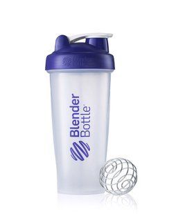 Blender Bottle, Спортивный шейкер Classic Clear/Purple, 820 мл