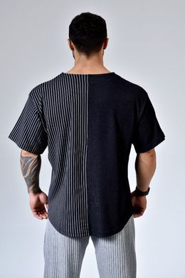 Big Sam, Футболка-Размахайка (Relaxed Fit Training T-Shirt 3247) Серый\Черный ( M )