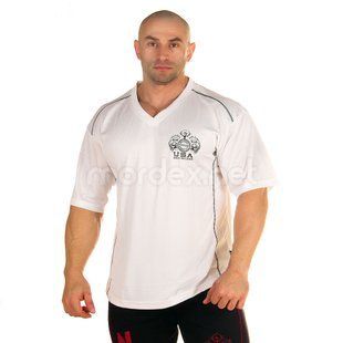 NPC, Футболка стрейчевая V-Neck Dri-Fit Top, белая L