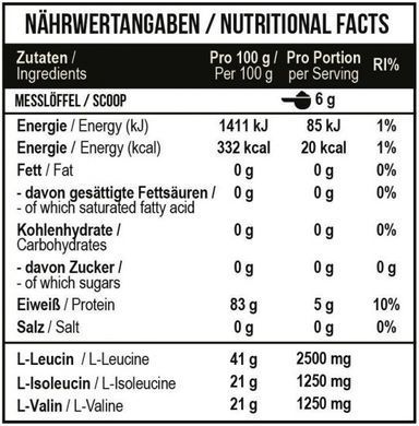 MST Sport Nutrition Пробник BCAA Zero &mdash; 6 г (Огірок-Лайм)