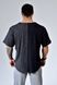 Big Sam, Футболка-Размахайка (Relaxed Fit Training T-Shirt 3247) Серый\Черный ( M )