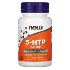 Now Foods, Tryptophan 5-HTP, 30 капсул, 30 капсул