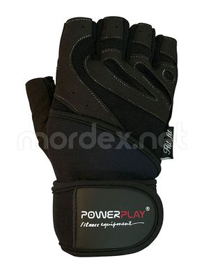 Power Play, Перчатки для фитнеса PowerPlay 1063 мужские черные