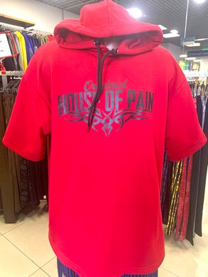 House of Pain, Футболка з капюшоном (Світшот) Hoodie Red MD7504-1) Червона ( S\M )