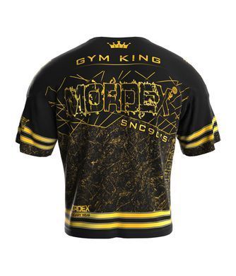 Mordex, Футболка-Розмахайка Rag Top Gym King Legendary(MD5132-2) Чорна\Жовта ( XL )