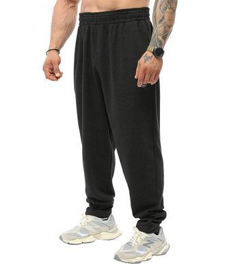Big Sam чоловічі спортивні штани Loose Fit Textured BGSM PNT1379, чорні (S)