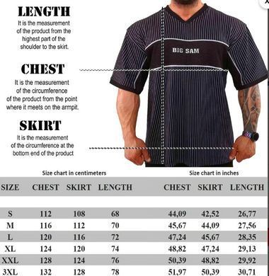 Big Sam, Футболка для бодібілдингу 2572 T-SHIRT ( L )