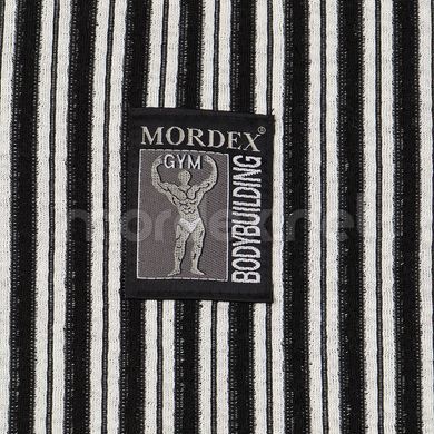 Mordex, Штаны спортивные зауженные MD6061-2 черный / белый  (L)