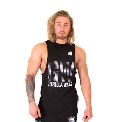 Gorilla Wear, Футболка без рукавів-майка для бодібілдинга Dakota Sleeveless T-Shirt Black M