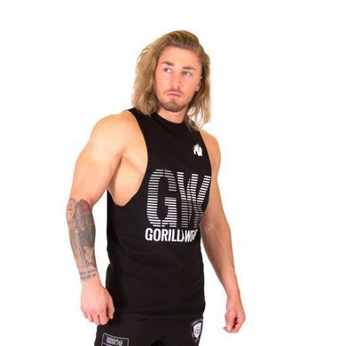 Gorilla Wear, Футболка без рукавів-майка для бодібілдинга Dakota Sleeveless T-Shirt Black M