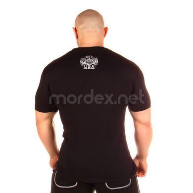 NPC, Футболка для бодибилдинга Men&rsquo;s Combed Cotton V-Neck Top, черная ( XL )