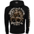 Silberr&uuml;cken Kapuzenjacke ( Roughneck MR11 Chains of Pain ) &ndash; Black (XL)