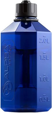 Alpha Designs, Бутылка для воды XXL Water Jug Smoke Blue/Black, 2400 мл