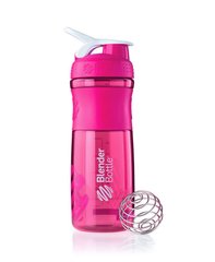 Blender Bottle, Спортивный шейкер-бутылка SportMixer Pink/White, 820 мл