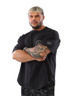 Big Sam, Футболка-Размахайка (Mens Oversize Gym T-shirt BS2633) Черный ( L )