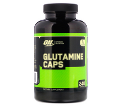 Optimum Nutrition, Глютамін Glutamine 1000mg, 240 капсул, 240 капсул