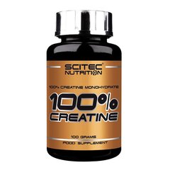 Scitec Nutrition, Креатин 100% Creatine Monohydrate, 100 грамм