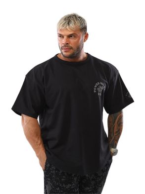 Big Sam, Футболка-Розмахайка (Mens Oversize Gym T-shirt BS2633) Чорний ( M )