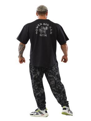 Big Sam, Футболка-Размахайка (Mens Oversize Gym T-shirt BS2633) Черный ( L )